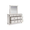 CHADWORTH BEDROOM SET WITHOUT WARDROBE KING SIZE (180 X 200 CM) - ANTIQUE WHITE
