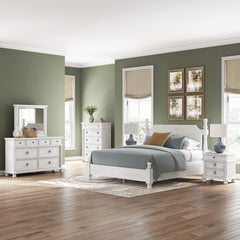 
                          CHADWORTH BEDROOM SET WITHOUT WARDROBE KING SIZE (180 X 200 CM) - ANTIQUE WHITE
                          