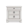 CHADWORTH BEDROOM SET WITHOUT WARDROBE KING SIZE (180 X 200 CM) - ANTIQUE WHITE