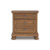 VANDENMORE BEDROOM SET WITHOUT WARDROBE KING SIZE (180 X 200 CM) - LIGHT BROWN