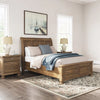 VANDENMORE BEDROOM SET WITHOUT WARDROBE KING SIZE (180 X 200 CM) - LIGHT BROWN