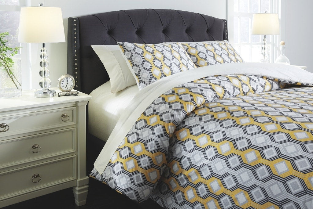 MATO BEDDING KING SET OF 3 - MULTICOLORED
