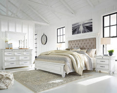 KANWYN BEDROOM SET KING SIZE (193*203 CM) WHITE