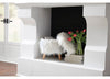 ELSON OTTOMAN - WHITE