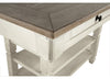 BOLANBURG HIGH DINING TABLE SET 6 CHAIRS - BEIGE