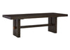 BURKHAUS DINING TABLE SET 8 CHAIRS + BUFFET - BROWN