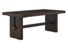 BURKHAUS DINING TABLE SET 8 CHAIRS + BUFFET - BROWN
