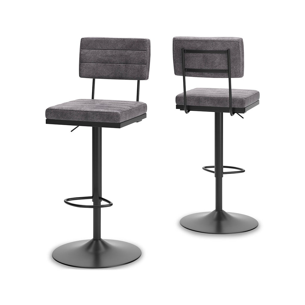 STRUMFORD HIGH SWIVEL CHAIR - GREY