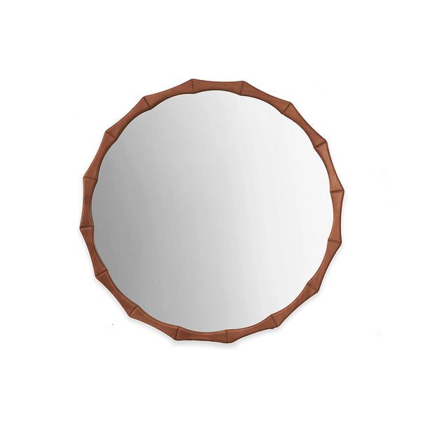 WALL MIRROR - BROWN