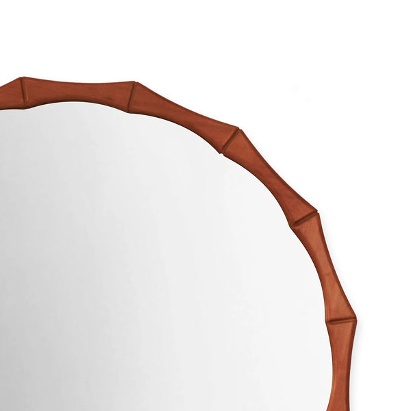 WALL MIRROR - BROWN