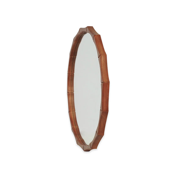 WALL MIRROR - BROWN
