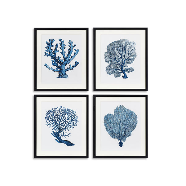 WALL PAINTING SET OF 4 PCS - BLUE