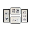 WALL PAINTING SET OF 4 PCS - MULTICOLORED