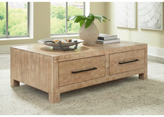 BELENBURG COFFEE TABLE SET OF 3 PCS - BROWN