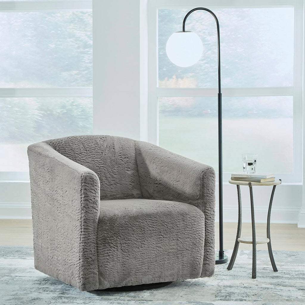 BRAMNER SWIVEL CHAIR - GREY