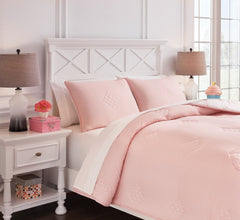 LEXANN BEDDING SET OF 3 - PINK