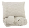 HESPER QUEEN BEDDING SET OF 3 - WHITE
