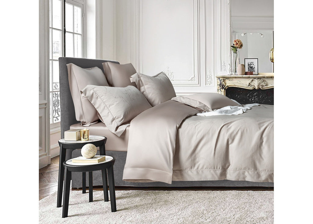 PENYAFORT KING SIZE BEDDING SET OF 4 PCS - BEIGE