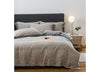 NIRVANA KING SIZE BEDDING SET OF 4 PCS - BEIGE
