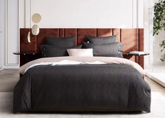 PYROMA KING SIZE BEDDING SET OF 4 PCS - BLACK