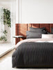 PYROMA KING SIZE BEDDING SET OF 4 PCS - BLACK