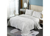 STIGMA KING SIZE BEDDING SET OF 3 PCS - WHITE