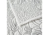STIGMA KING SIZE BEDDING SET OF 3 PCS - WHITE
