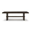BURKHAUS DINING TABLE SET 8 CHAIRS - BROWN