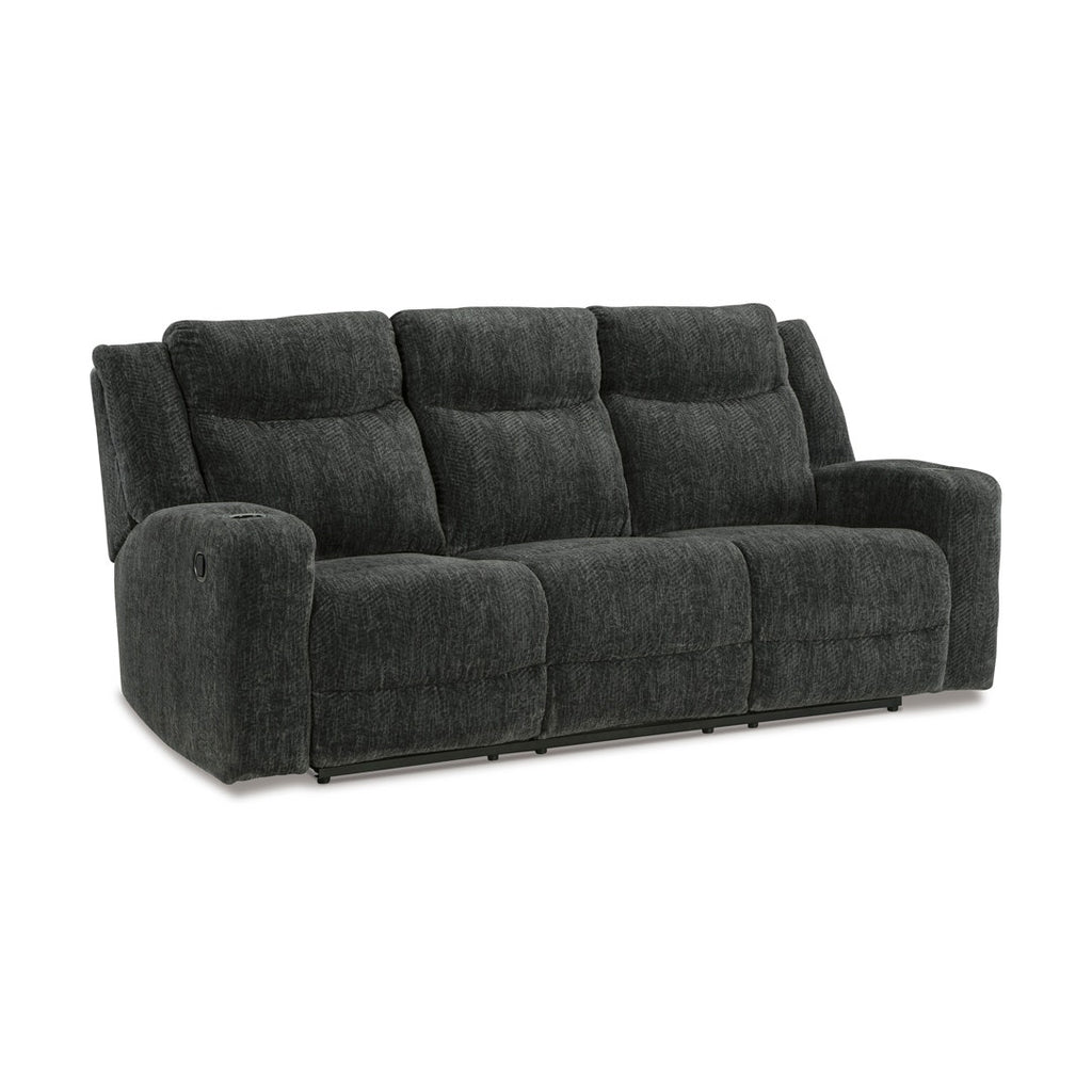 MARTINGLENN SOFA RECLINER 3 SEATER - BLACK