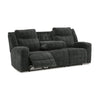 MARTINGLENN SOFA RECLINER 3 SEATER - BLACK
