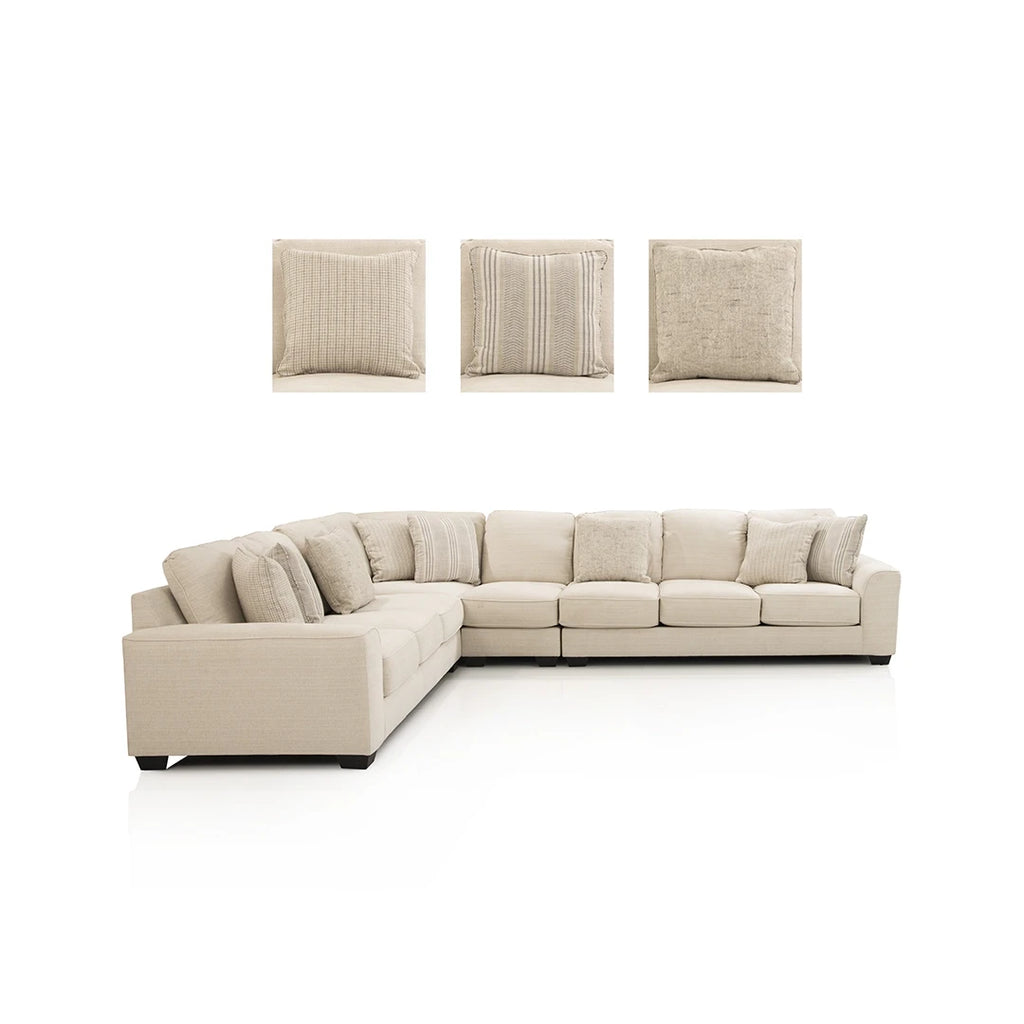 TAJA SECTIONAL SOFA 4 PCS - BEIGE