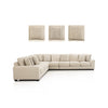 TAJA SECTIONAL SOFA 4 PCS - BEIGE