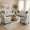 AKINLANE SOFA SET 4 PCS GREY