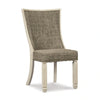 CHASINFIELD TIVOLY DINING TABLE SET 6 CHAIRS - BEIGE