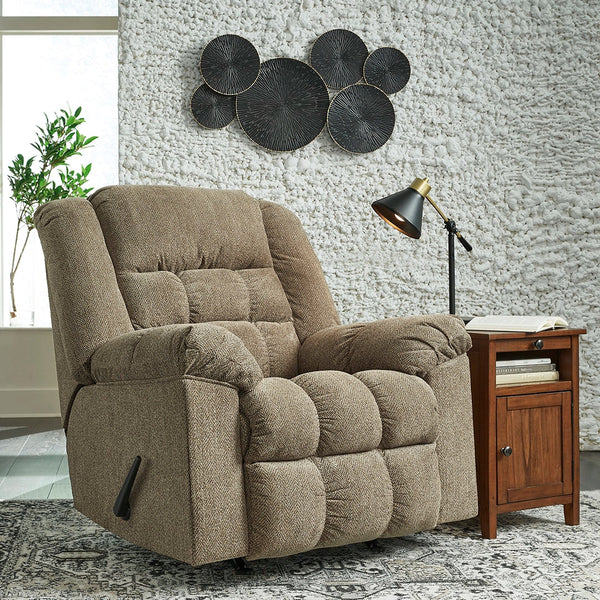 Classic brown recliner chair for living room comfort and relaxation – Ashley UAE