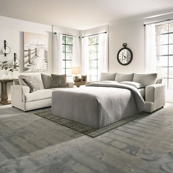 Soletren three-seater sofa sleeper with clean-lined contemporary design.