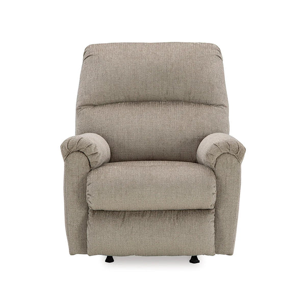 Rocker recliner featuring corner-blocked frame and reinforced seat – Ashley UAE