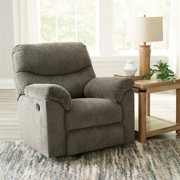 Alfons transitional rocker recliner in soft fabric – Ashley UAE