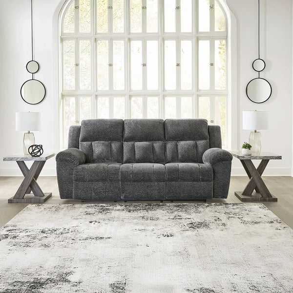 Extra-spacious reclining sofa Dubai with plush cushions and neutral upholstery.