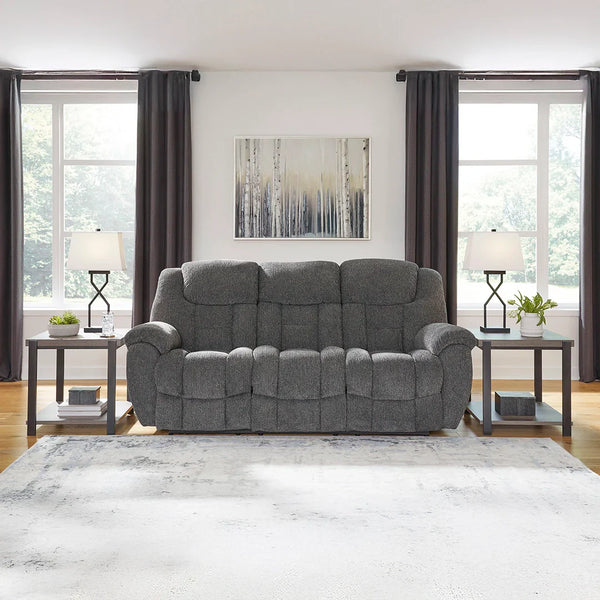 Reclining sofa Dubai with durable Next-Gen Nuvella upholstery and plush seating.
