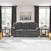 FORESIDE SOFA RECLINER 3 SEATER GREY