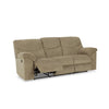 ALPHONS SOFA RECLINER 3 SEATER BROWN