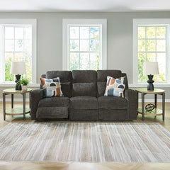 KANLOW SOFA RECLINER 3 SEATER GREY