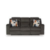 KANLOW SOFA RECLINER 3 SEATER GREY