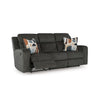 KANLOW SOFA RECLINER 3 SEATER GREY