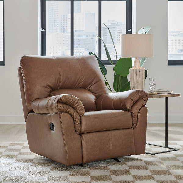 WHITLOCK ROCKER RECLINER BROWN