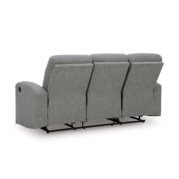 MOREAU PLACE SOFA RECLINER 3 SEATER GREY