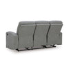 MOREAU PLACE SOFA RECLINER 3 SEATER GREY