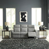 MOREAU PLACE SOFA RECLINER 3 SEATER GREY