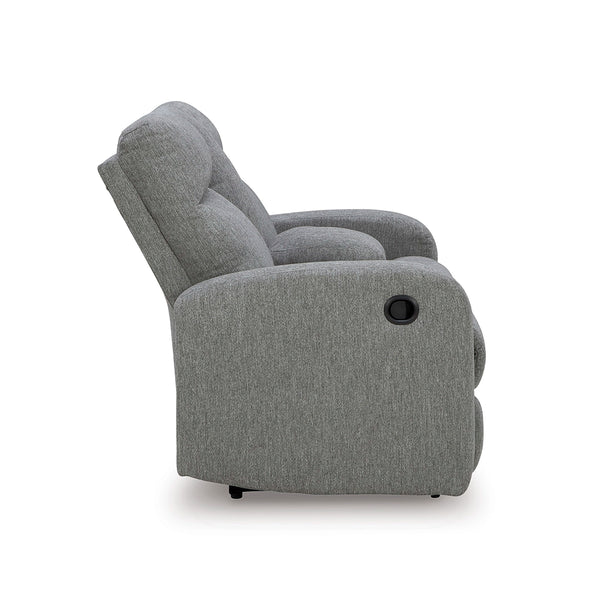 MOREAU PLACE LOVESEAT RECLINER 2 SEATER GREY